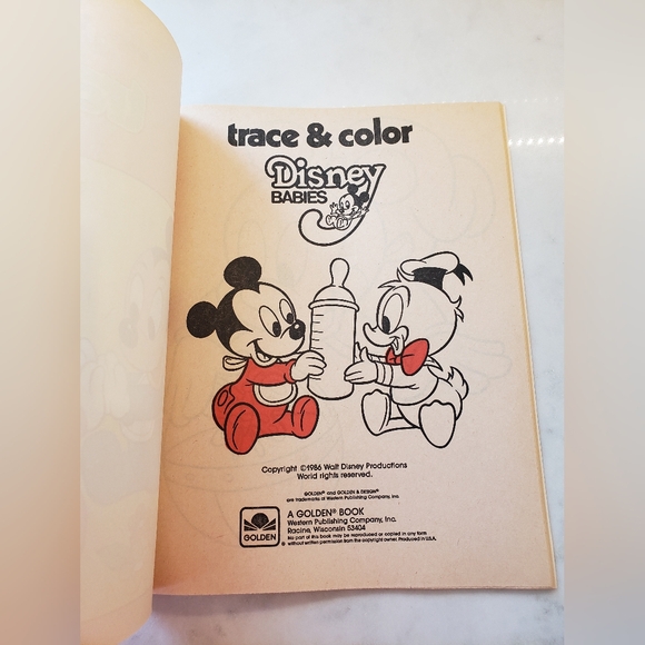 2 Vintage Disney Colouring/Dot Books: Looney Toones and Disney Babies - Picture 8 of 11